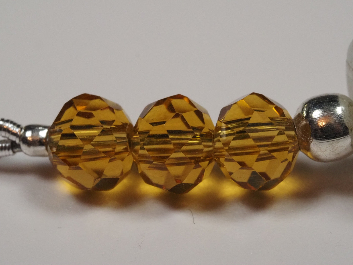 Banded Agate and Genuine Amber Slider Bracelet | Sterling Silver | Adjustable | Handmade Gemstone Bracelet