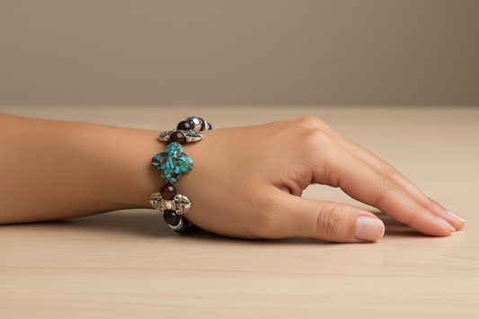 Bracelet with Both Fleur-de-lis Connectors